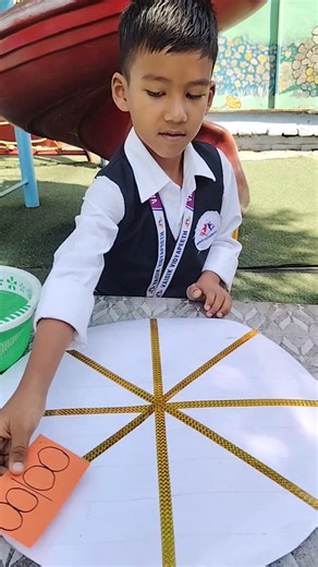 Fraction activity of grade one😊🙏 #Koteshworbranch #Math #Schoolactivity #Happykids #Eurostarkids | Euro-Star Montessori school