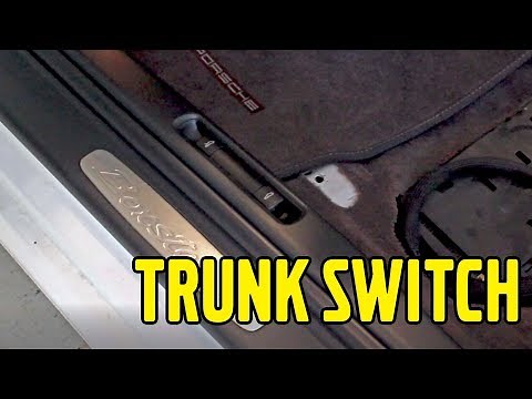Porsche 987, Trunk Release Panel Removal