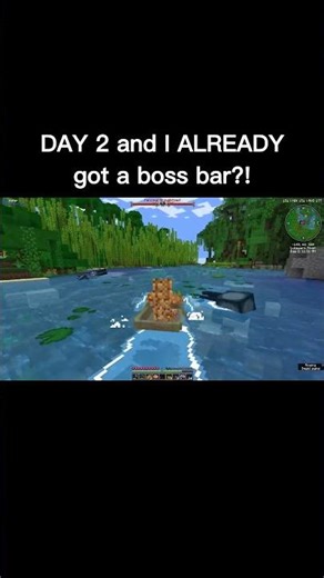 Day 2 and I Already Have a Boss Bar #100DaysChallenge #MinecraftModpack #TouchTheDirt
