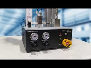 Syringe Filling Station, Efficient Bubble Free Transfer of Adhesives from Cartridge to Syringe