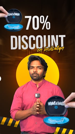 ✨ 𝗜𝗻𝗱𝗶𝗮’𝘀 𝗕𝗶𝗴𝗴𝗲𝘀𝘁 𝗜𝗻𝘃𝗶𝘀𝗮𝗹𝗶𝗴𝗻 𝗗𝗲𝗮𝗹 — 𝗡𝗼𝘄 𝗮𝘁 𝗥𝗮𝗺𝗮𝗻 𝗗𝗲𝗻𝘁𝗮𝗹 ✨ Get ready, — the BIGGEST Invisalign year-end offer has arrived at Raman Dental 💎 Enjoy a massive 70% OFF and unlock your dream smile with premium care and advanced technology. Your offer includes: ✅ FREE Consultation ✅ FREE 3D Scan (Worth ₹15,000) ✅ FREE Smile Simulation ✅ 0% Interest Bajaj EMI Smile makeover journeys have never been this easy, smart, or affordable 💫 This limited-time offer won