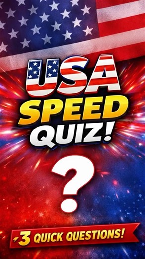 USA Speed Quiz 🇺🇸 Can You Beat It?