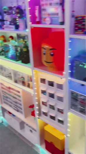 The LEGO room always has the best reactions when people open this door. #legoroom #legodisplay