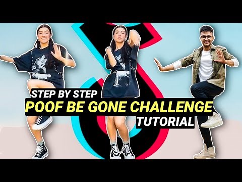 Poof Be Gone EASY TIKTOK TUTORIAL STEP BY STEP EXPLANATION | How to do Poof Be Gone Challenge