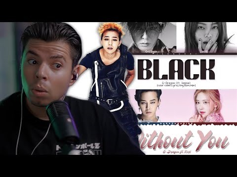 REACTING TO G-DRAGON | Today / Without You (feat. ROSÉ) / BLACK (feat. JENNIE) | DG REACTS