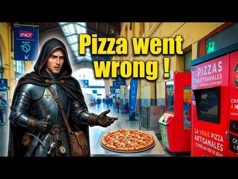 I tried the Pizza Vending Machine in France🍕