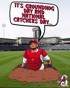 1.7K views · 55 reactions | Today is Groundhog Day but also National Catchers Day, and every day is Yadi Day. Enjoy this thing we made for it. | Springfield Cardinals | Facebook