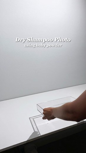 Photo hack for dry shampoo!! 📸 #productphotographer #productphotohacks #productphotographytiktok #productphotoidea #dryshampoohack