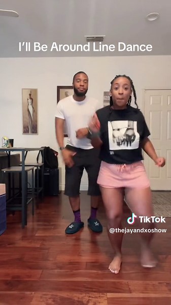 I’ll Be Around Line Dance! #dancechallenge #BlackCouplesDance #dancingcouple #viral #trend #explore #fyp #IllBeAround #CeeLoGreen #CallMe #linedance