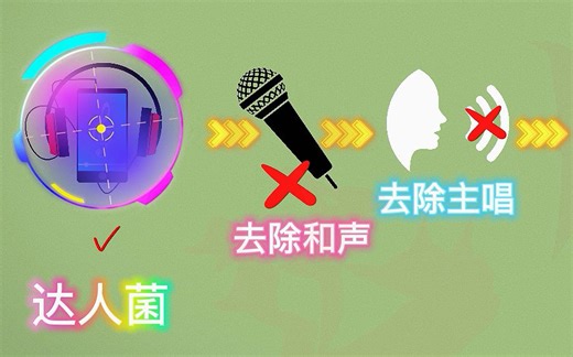 【乐器分离与去除】贝斯、鼓点、钢琴、其它、吉他、人声与和声30秒分离去除效果演示 特级质量 音乐伴奏歌曲消音素材 生成 贴纸素材 B站达人菌后期成品