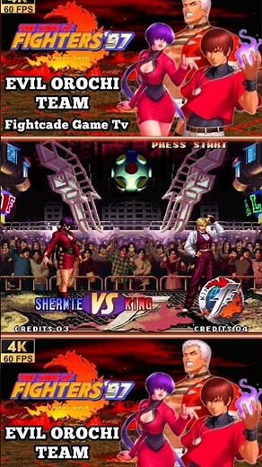 KOF 97 - Orochi Shermie vs King - The King of Fighters 97