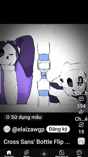 Cross sans đúng kiểu (😎 ngầu)# Epic#Shorts.