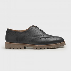 Chaussures richelieu en cuir noires pour hommes faites main : chaussures habillées oxford robustes - Etsy France