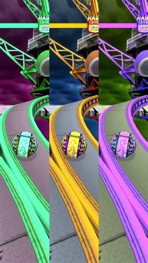 Going Balls Gameplay 3x Colors Level 727 #shorts #short #fyp #goingballs