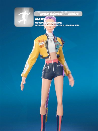 Yeah Yeah Yeahs Emote in Fortnite with RUMI Skin