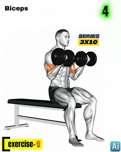 ‏‎Dumbbell Arm Workout for All Angles 💪‎‏ الجزء ‏1‏ | Fit-workout body