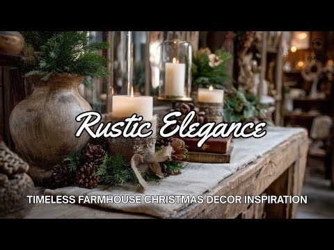 ✨ Rustic Christmas Elegance: How to Make Your Farmhouse Feel Timeless & Cozy