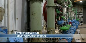 City of Sulphur installs final two replacement water filter vessels