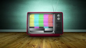 Zoom in Animation of Old TV Turning on and No Signal Stock Video - Video of antenna, fashioned: 135172027