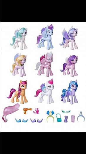 My Little Pony A New Generation Movie Royal Gala Collection Toy for Kids - 9 Pony Figures