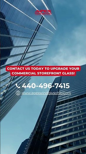 Commercial Glass Storefront Replacement in Cleveland, OH | APEX Window Werks