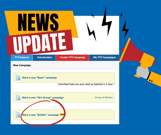 Campaign creation has never been easier! Check out the new #smartbuilder from Microworkers! More information here: https://rb.gy/ncwgo1 | Microworkers.com