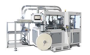 [Hot Item] 140-160cups/Min Customized New Smart Wooden Case Disposable Paper Plate Making Machine