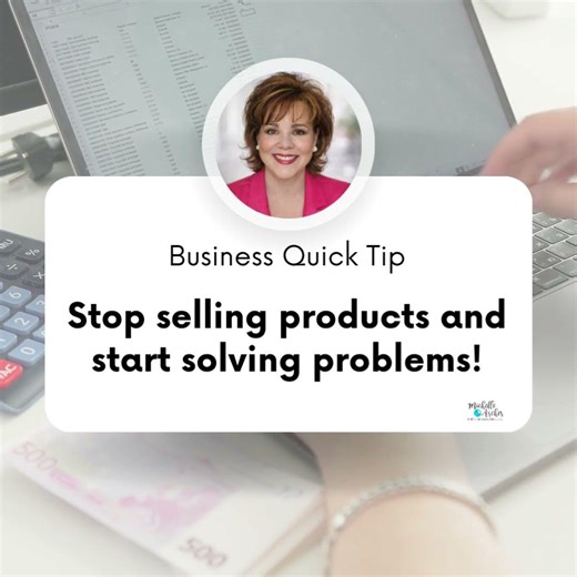 Stop selling products… start solving problems.This is where everything shifts.