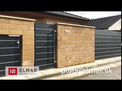 Hliníkové ploty a brány ELMAR (SK)