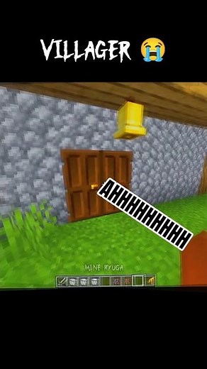 Pillager vs Villager 😂💀 Funny moment #shorts