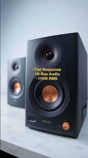 Meet the Edifier MR5 Tri-amped Powered Studio Monitor Speakers