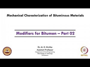 Modifiers for Bitumen – Part 02
