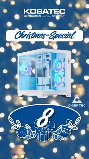 KOSATEC Empowering Global Innovation on Instagram: "🖤 Türchen 8: Gewinne ein @chieftec_official Visio GM-30B-TG-OP Gehäuse! 🔥🖥️ Heute wartet ein echter Hingucker auf euch: Das Chieftec Visio GM-30B-TG-OP Gehäuse! Mit seinem edlen Design, Tempered-Glass-Front und cleverem Airflow ist es ideal für alle PC-Enthusiasten, die Wert auf Optik und Funktion legen. 😍💨 Viel Glück bei der Teilnahme! 🎄✨ 👉 Folge uns auf Instagram ❤️ Like den täglichen Advents-Post 💬 Kommentiere: #kosatecadventskalende