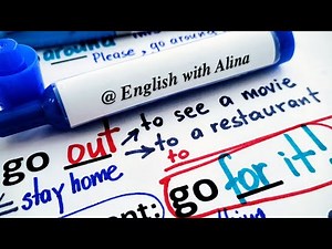 🚶‍♂️ GO + Prepositions Explained: Go To, Go On, Go Up & More | English With Alina
