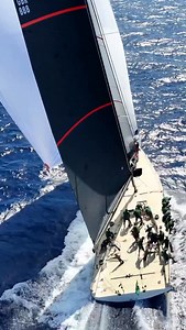 #django #wally #maxi #gybe #sailing #racing #droneproject #droneprojectsrl #grabnfold #downwind | DRONEProject Srl