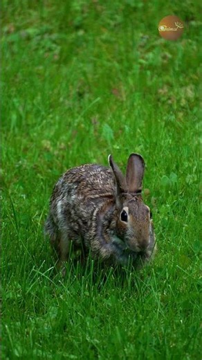 This Cute Wild Rabbit Just Realized It's Being Filmed