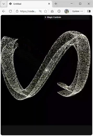 Epic three.js Dust Particles Animation Tutorial #Shorts