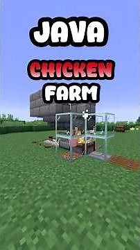 Infinite Food. Automatic Lava Chicken Farm for Java Edition.