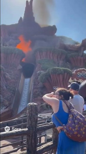 Splash Mountain On Fire! 🔥