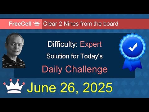 Microsoft Solitaire Collection: FreeCell - Expert - June 26, 2025