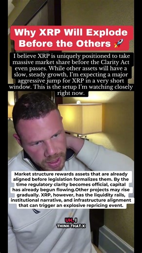 Want to know how I’m structuring my portfolio for this move? Tap the email link in my bio #xrp