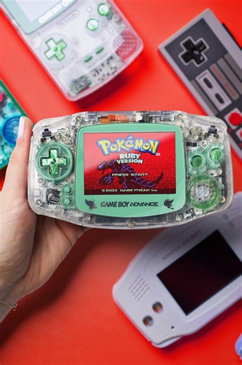 Celebi Game Boy Advance: Modded Retro GBA With Glitter Buttons - Etsy