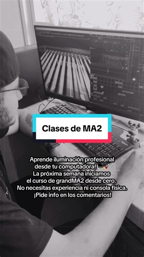Curso de grandMA2 desde cero. 💻🔥 ¡Últimos cupos disponibles! Aprovecha y aprende desde tu computadora. ¡Pide información aquí abajo! 👇 o directamente a mi WhatsApp que aparece en mi descripción de mi perfil. 🔥🚀 #clases #ma #iluminacion #parati #mexico