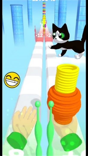 Toy Spring ring cat run #games #funny #trending #viral #shots