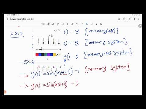 Memory and Memoryless Systems
