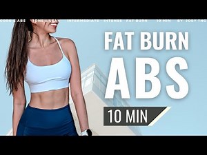 10 MIN Intense ABS + FAT BURN WORKOUT // 10分钟每日马甲腹肌保养训练