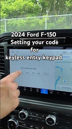 2024 Ford F-150 - How can I set my own code for keyless entry? #shorts