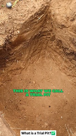 A trial pit (or test pit) is an excavation of ground in order to study or sample the composition and structure of the subsurface, usually dug during a site investigation, a soil survey or a geological survey. Trial pits are dug before the construction commences. They are dug to determine the geology and the water table of that site. Captured in the footage is a trial pit for a prosepctive site in Gilgil🇰🇪. We are a leading Engineering and Project Management Firm. We bring together an exemplary