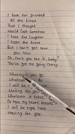 Right Here Waiting by Richard Marx #rightherewaiting #RichardMarx #lyrics #foryou