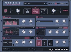 TOURAGE DSP releases croquesolid drum processor effect plugin